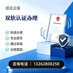 滁州双软认证申报服务