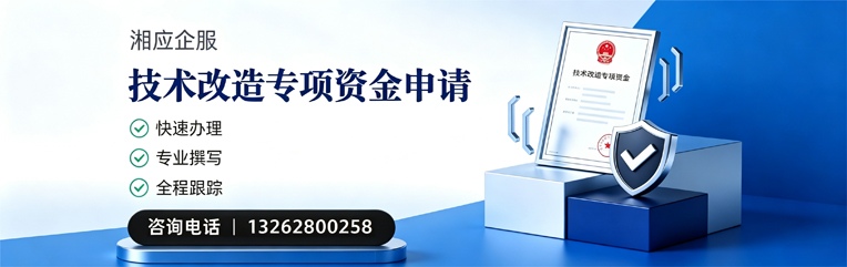 滁州技术改造专项资金申报服务